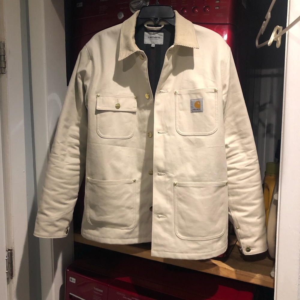 Whit Canvas Michigan Coat